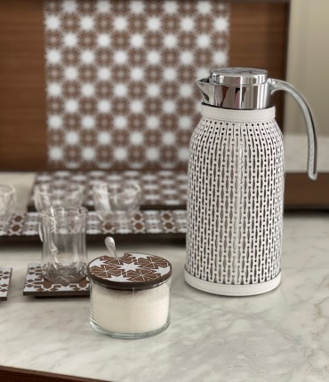 LARGE THERMOS - WHITE