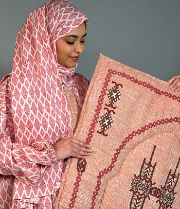 SCARF PRAYER SET - PINK 