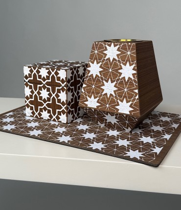 MUBKHAR SET - BROWN 