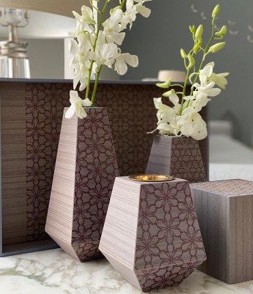 WOODEN SET - MAROON 